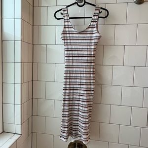 Cute striped bodycon dress